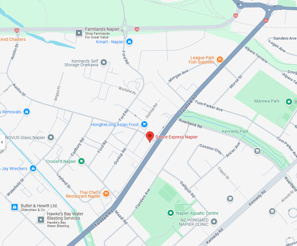 Dance Express Map
